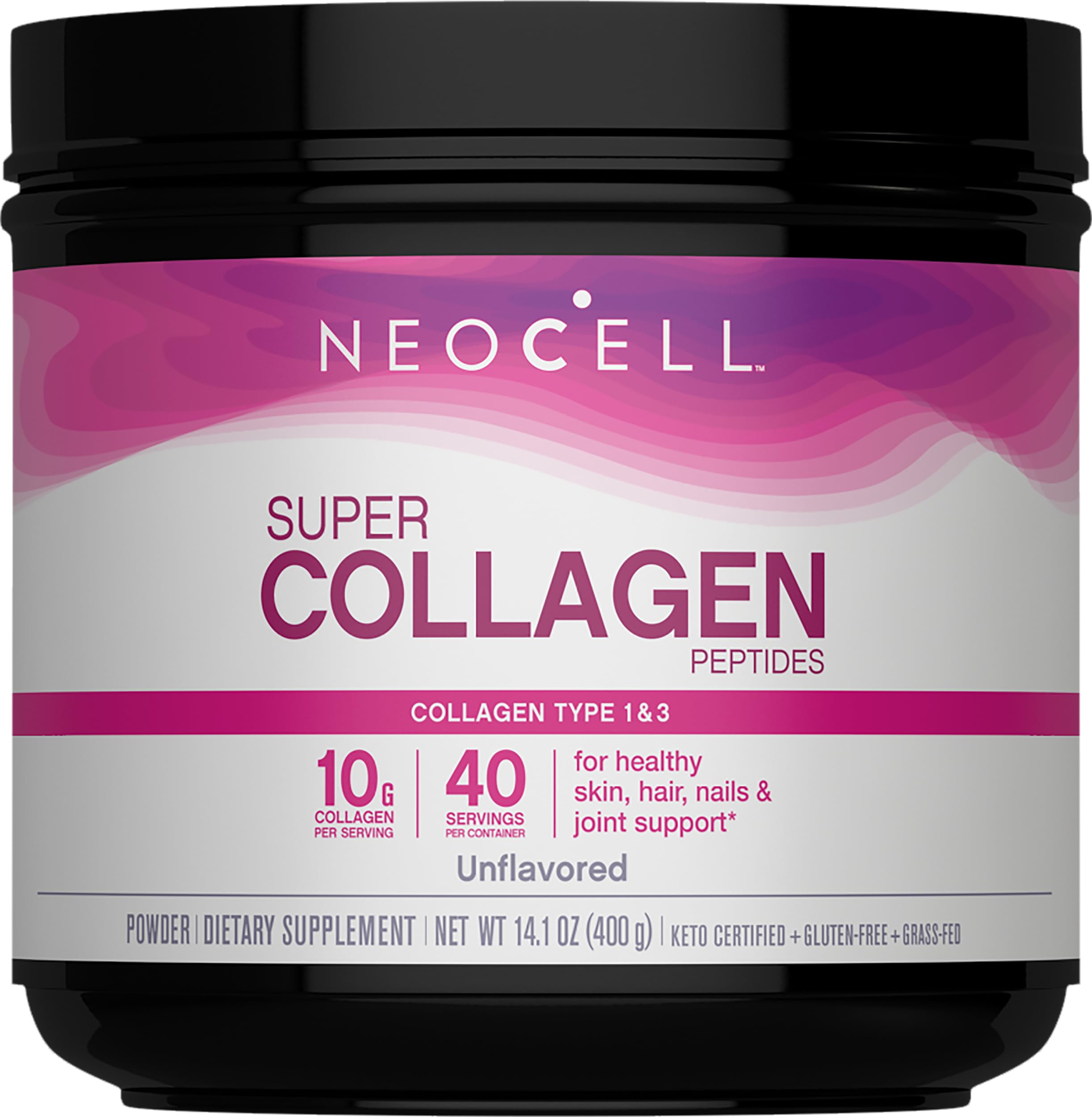 Neocell Super Collagen Powder - Type 1 & 3, Gluten-Free, 14 oz