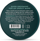 Badger Men's Organic Hair Pomade, Medium Hold & Natural Shine, 2oz