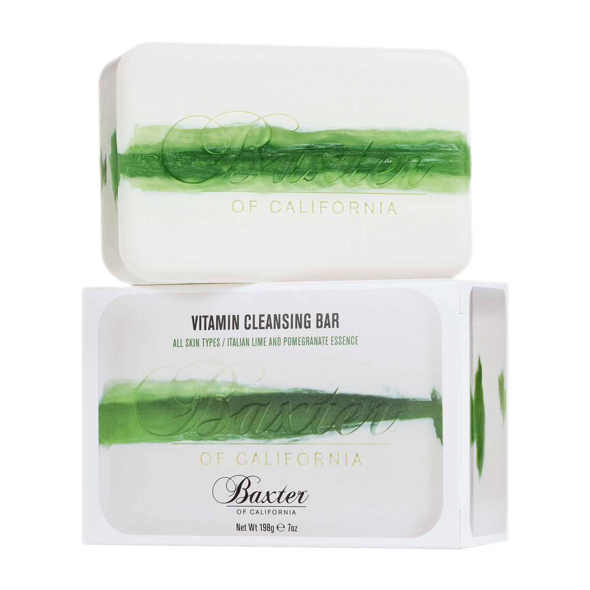 Baxter Of California Vitamin Cleansing Bar for Men - Italian Lime & Pomegranate Essence 7oz
