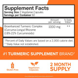 Qunol Turmeric، 1000mg، 120 كبسولة، لدعم المفصلين.