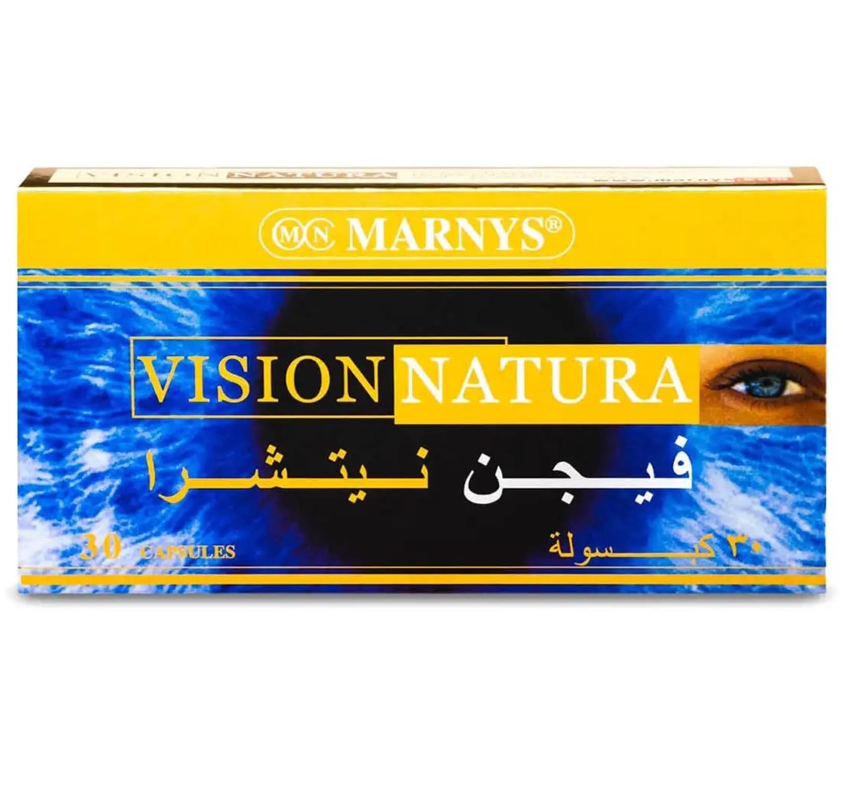 Marnys Vision Natural - Eye Health Supplement with Lutein and Zeaxanthin - 30 Capsules