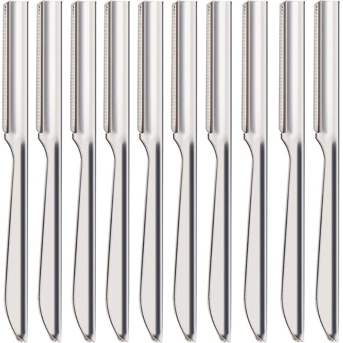 MAKINGTEC 10Pcs Women Eyebrow Razor, Facial Shaver Razor, Brow Shaper Eyebrow Trimmer, Sharp Dermaplaning Tool