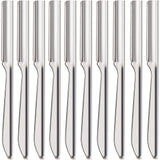 MAKINGTEC 10Pcs Women Eyebrow Razor, Facial Shaver Razor, Brow Shaper Eyebrow Trimmer, Sharp Dermaplaning Tool