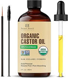 Organic Castor Oil for Hair Growth & Skin - 100% Pure & Cold-Pressed
