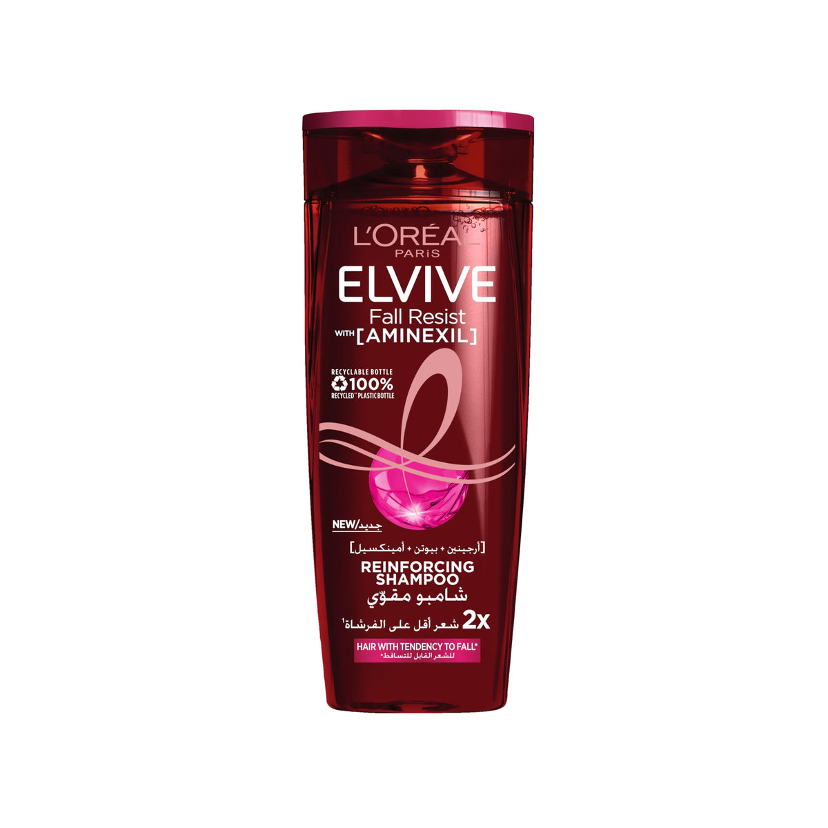 L'Oréal Paris Elvive Fall Resist Shampoo 400ml for Hair Fall Support