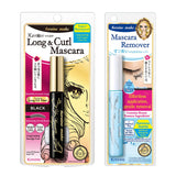 KISSME E MAKE Mascara Duo Set - Long & Curl Up Waterproof Mascara + Gentle Eye Makeup Remover