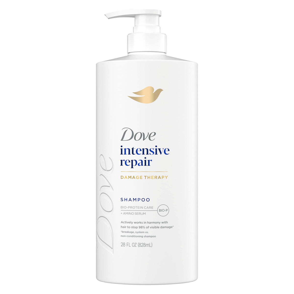 Dove Intensive Repair Shampoo - 28 fl oz | Bio-Protein & Amino Serum for Damaged Hair