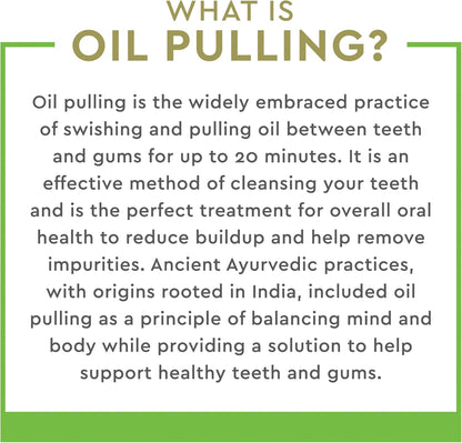 Desert Essence Coconut Oil Dual Phase Pulling Rinse, Mint, 8 fl oz - Alcohol Free, Sugar Free, Gluten Free, Vegan, Non-GMO - Organic Virgin Coconut Oil, Sesame Oil, Sunflower Oil & Tea Tree Oil