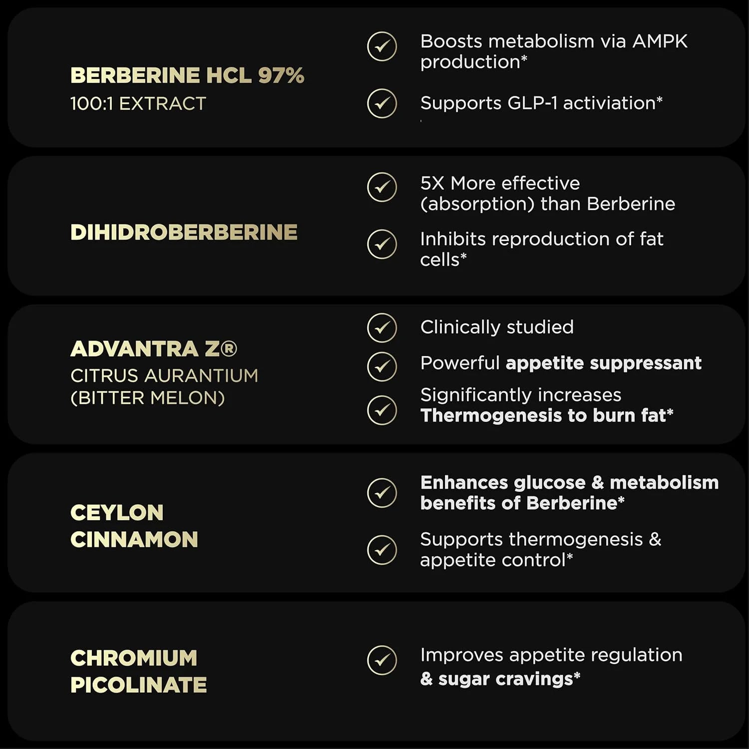 HERBIFLIX 141,500mg GLP-1 Berberine Weight Loss Supplement: 1500mg Berberine, Dihydroberberine, Ceylon Cinnamon, Chromium Picolinate, Bitter Melon. Natural Appetite Suppressant Pills for Women.