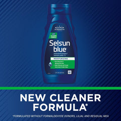 Selsun Blue Moisturizing with Aloe Dandruff Shampoo, 11 oz