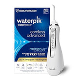 Waterpik Cordless Advanced Water Flosser For Teeth, Gums, Braces, Dental Care With Travel Bag and 4 Tips, ADA Accepted, Rechargeable, Portable, and Waterproof, White WP-559