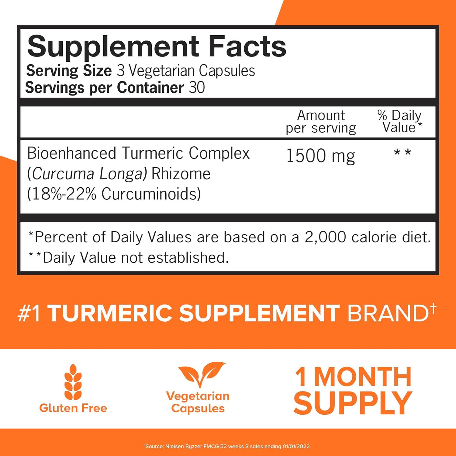 Qunol Curcumin، 1500mg، 90 كبسولة نباتية، مع الفلفل الأسود.