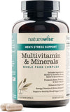 NatureWise, Men's Stress Support, Multivitamin & Mineral, 60 Vegetarian Capsules