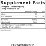 Fairhaven Health myo-inositol and D-chiro-inositol powder for hormonal balance