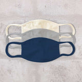 MaryRuth Organics Face Covers - 3-Layer Reusable Face Masks for Adults (3-Pack)