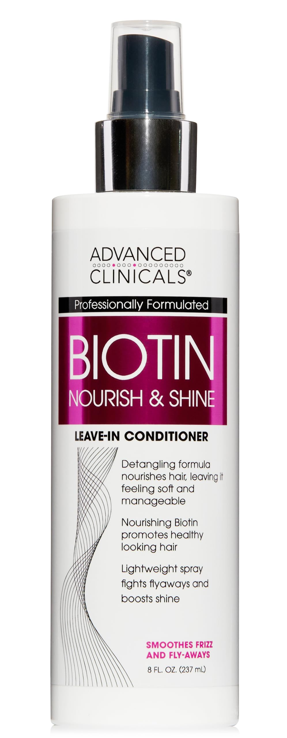 Advanced Clinicals Thickening Hair Spray: Leave-In Treatment for Fine Hair (8oz)