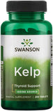 Swanson Premium Kelp: Natural Iodine for Thyroid Support (250 Tablets)