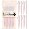 Kitsch Dermaplaning Tool - 12 Pieces Face Razor for Women, Eyebrow Razor & Facial Hair Removal