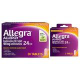 Allegra Maximum Strength 24 Hour Allergy Relief Fexofenadine 180mg (30+1 Ct)