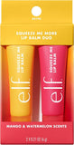 e.l.f. Squeeze Me More Lip Balm Duo - Mango & Watermelon - Sheer Tint