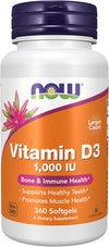 Now Foods Vitamin D 3 High Potency 1 000 Iu 360 Softgels