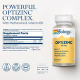 Solaray OptiZinc 30mg - 60 Vegetarian Capsules for Immune Support