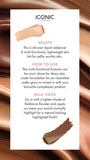 ICONIC London Radiance Booster 3-in-1 Sheer Tinted Primer - Shell Glow, 30ml