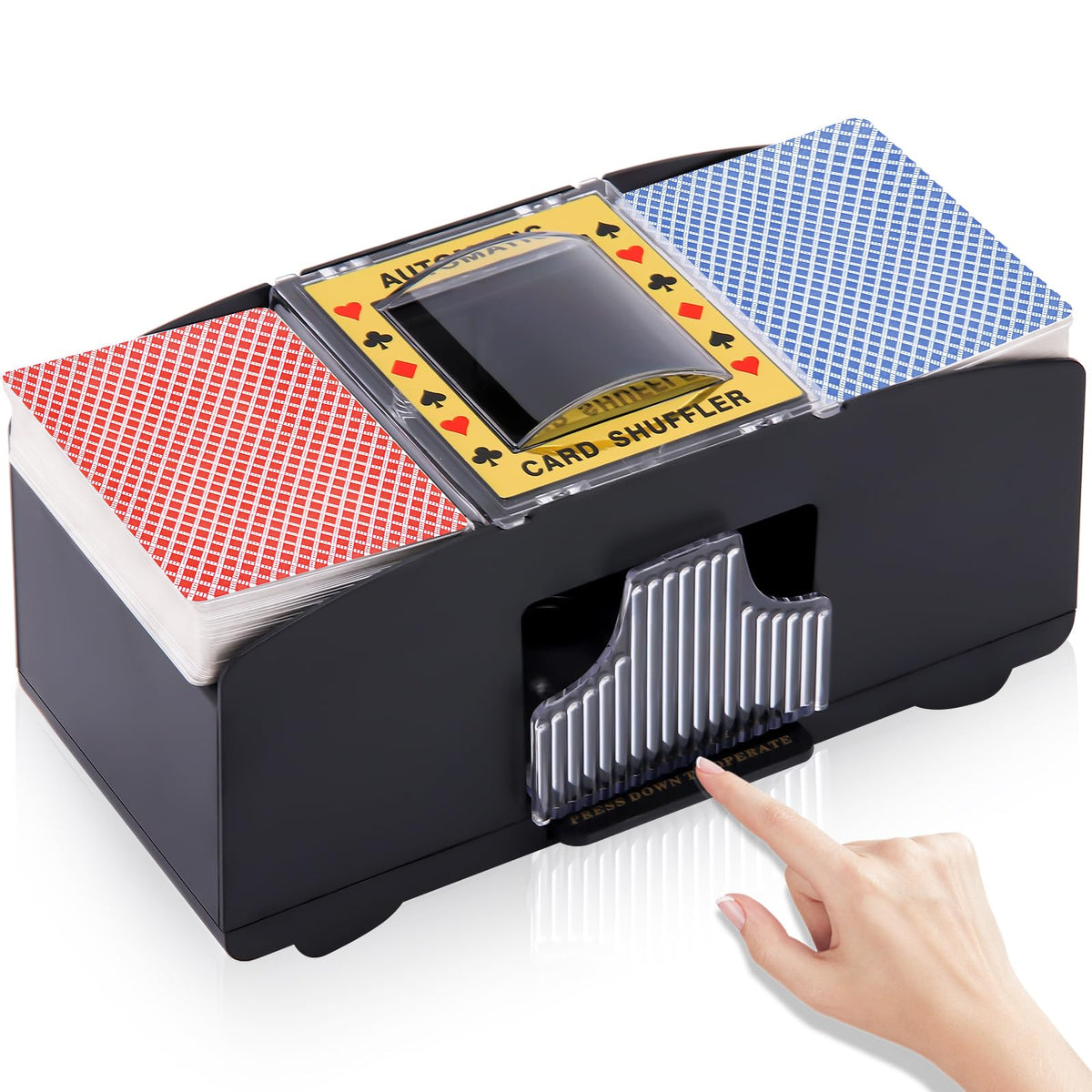 Unniweei Electric Automatic Card Shuffler (Up to 6 Decks)
