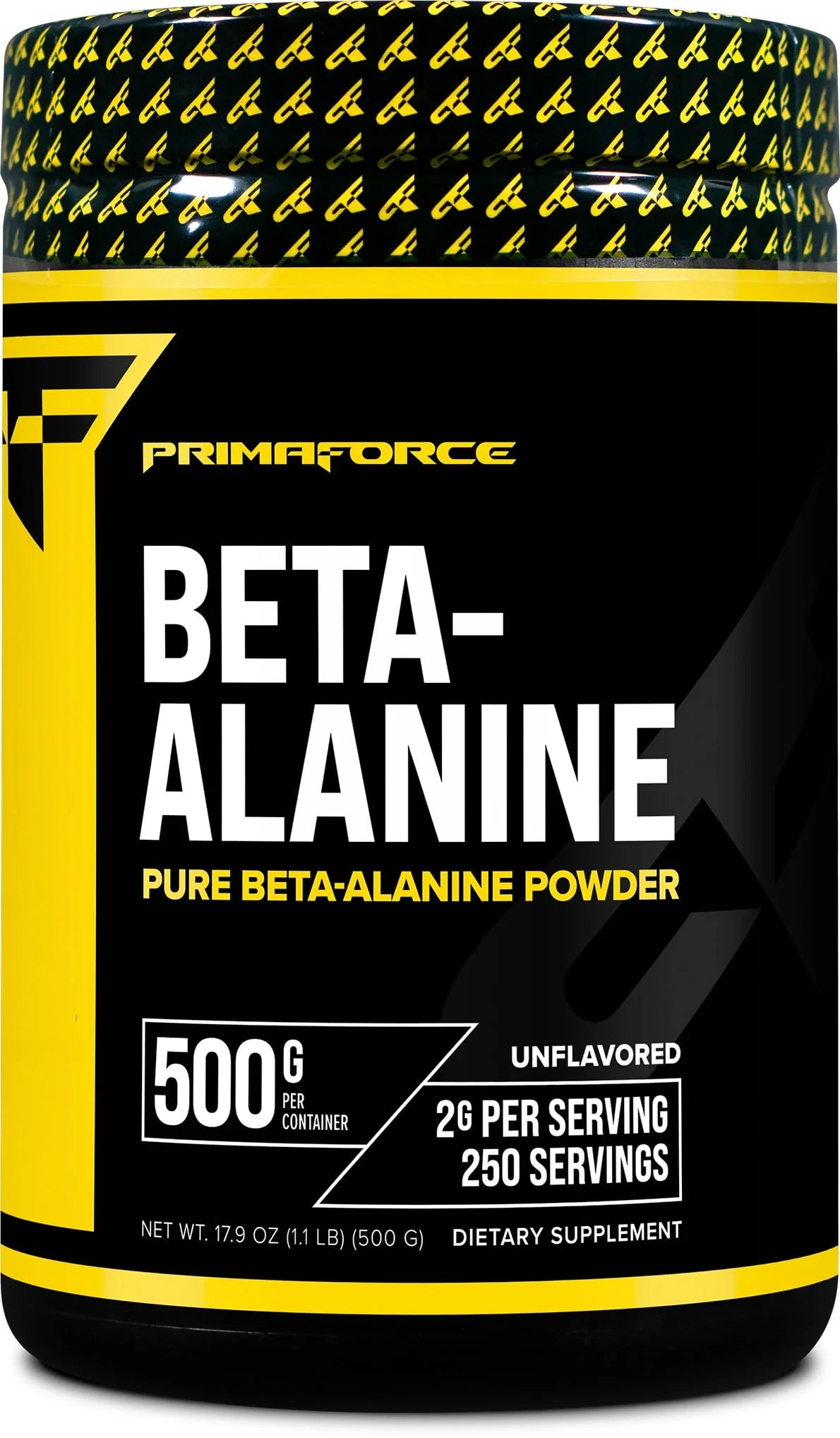 Primaforce Beta Alanine Powder 500g Unflavored - Endurance Boost Pre & Post Workout Supplement