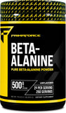 Primaforce Beta Alanine Powder 500g Unflavored - Endurance Boost Pre & Post Workout Supplement