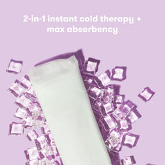 Frida Mom 2-in-1 Postpartum Absorbent Postpartum Perineal Ice Maxi Pads | Instant Cold Therapy Packs and Absorbent Maternity Pad in One Ready-to-use Padsicle for After Birth