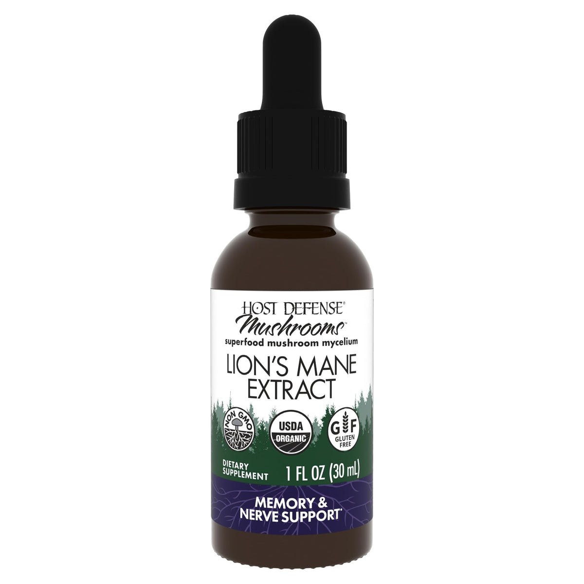 Fungi Perfecti Lion's Mane Liquid Extract for Memory & Nerve Support, 30ml