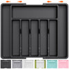 Lifewit Expandable Cutlery Drawer Organizer - Black