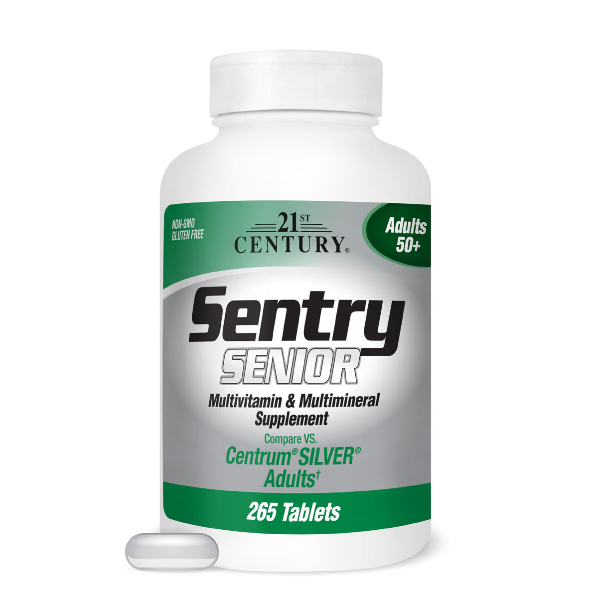 21st Century Adult's Sentry Senior Multivitamin & Mineral, 265 Tablets