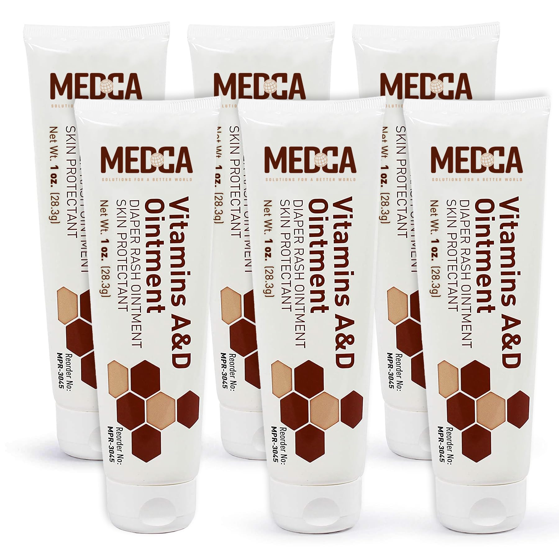 MEDca Vitamin A & D Diaper Rash Ointment 4oz - Lanolin & Petrolatum Formula