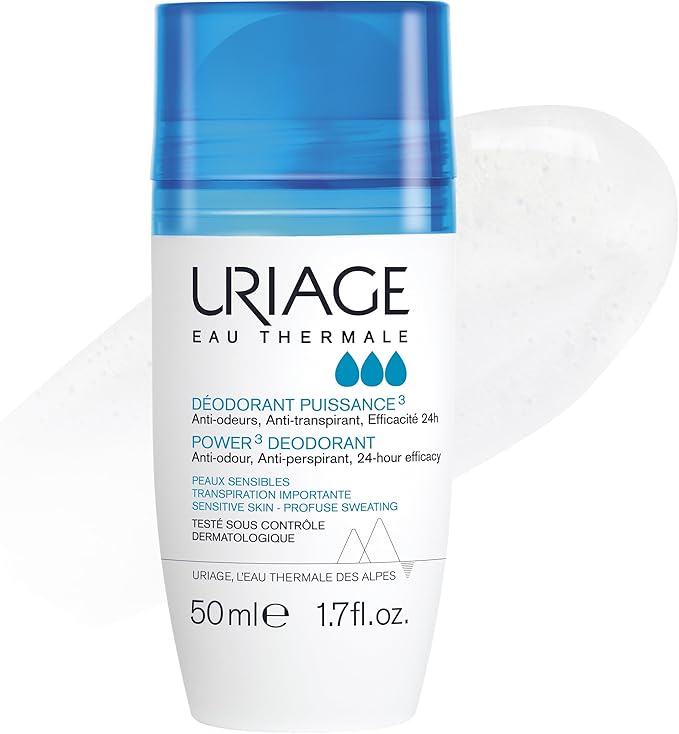 Uriage Tri Activ Roll-On Deodorant: 24-Hour Protection & Gentle Care