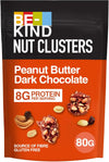 Be Kind Peanut Butter Chocolate – 80 g Nut Chunks, Gluten-Free, High Fiber