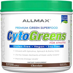 ALLMAX, CytoGreens, Premium Green Superfood for Athletes, Chocolate, 1.5 lbs (690 g)