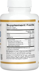 California Gold Nutrition, زيت السمك الممتاز أوميجا 3، 100% جيلاتين سمكي