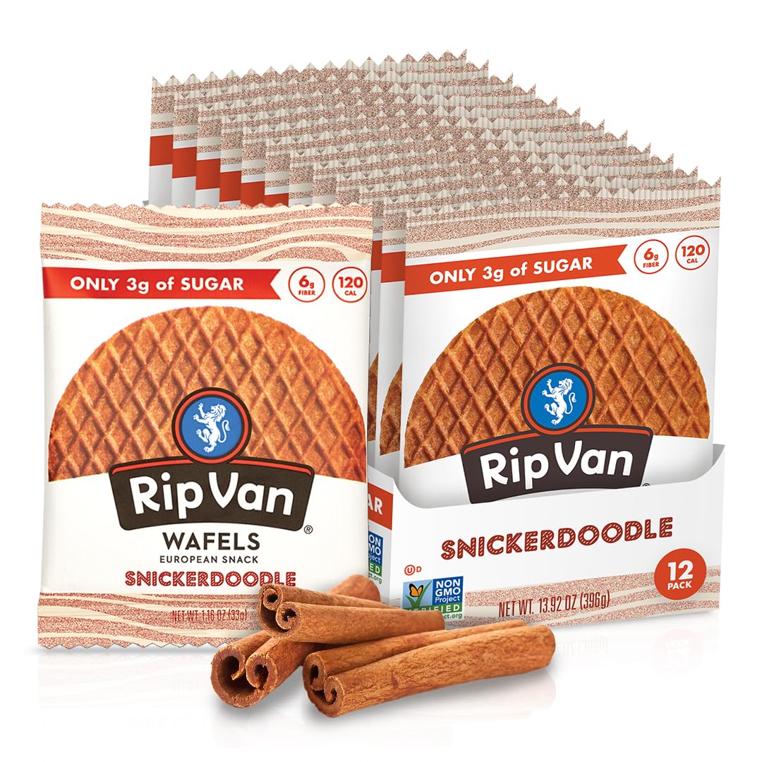 Rip Van Low Sugar Singles Snickerdoodle – 12 x 33g | Pack of 1