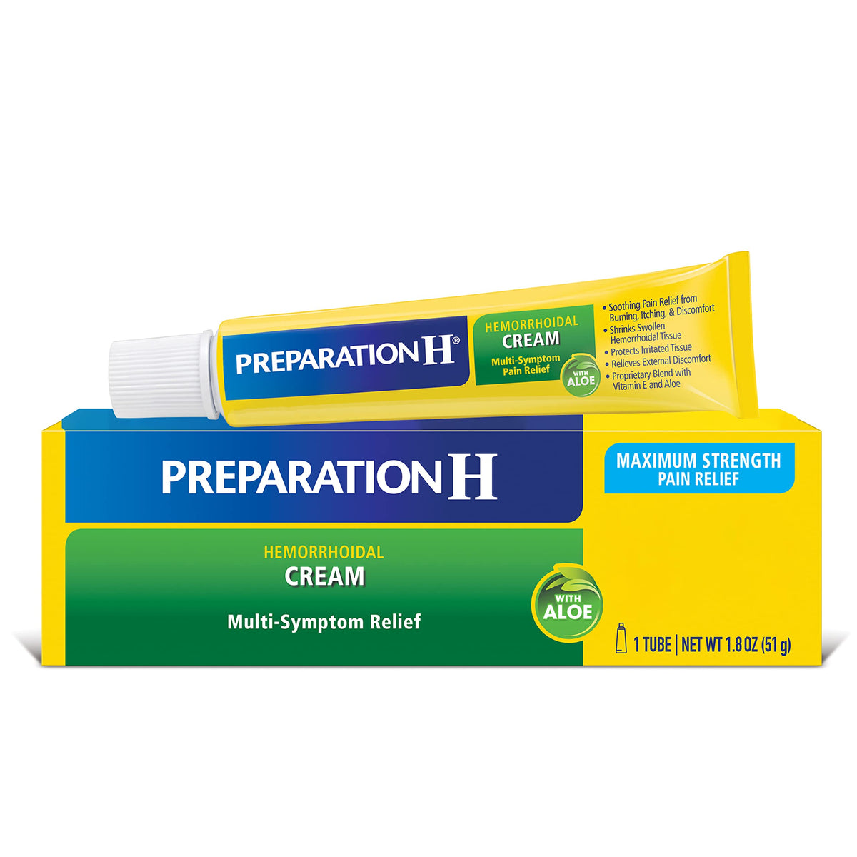 Preparation H Hemorrhoid Treatment Cream - 1.8 oz Relief