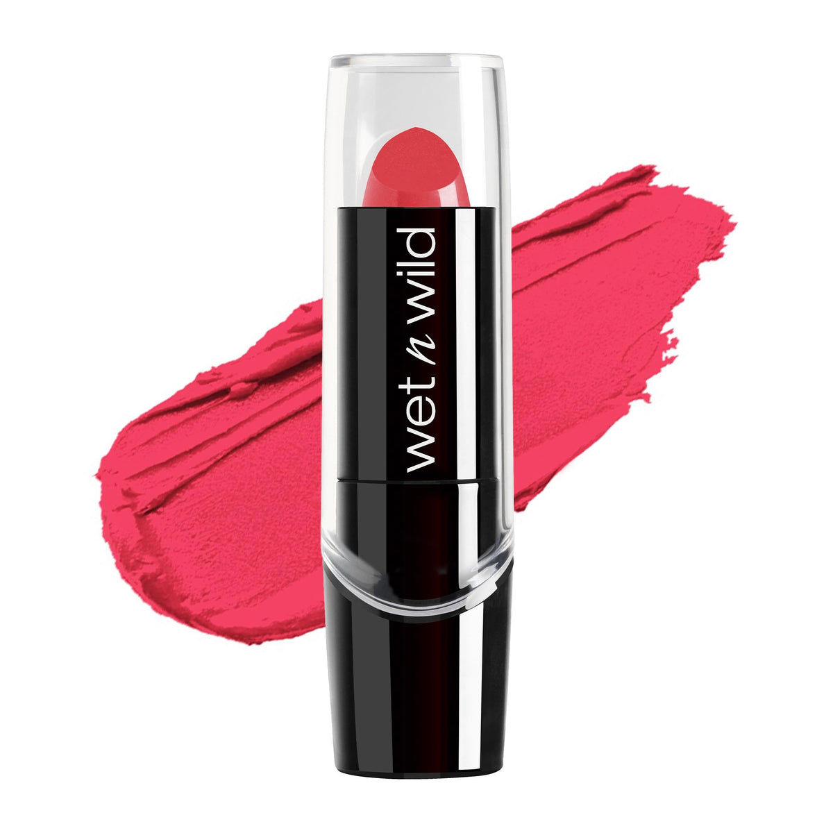 wet n wild Silk Finish Lipstick - Hot Paris Pink, Hydrating & Rich Buildable Color