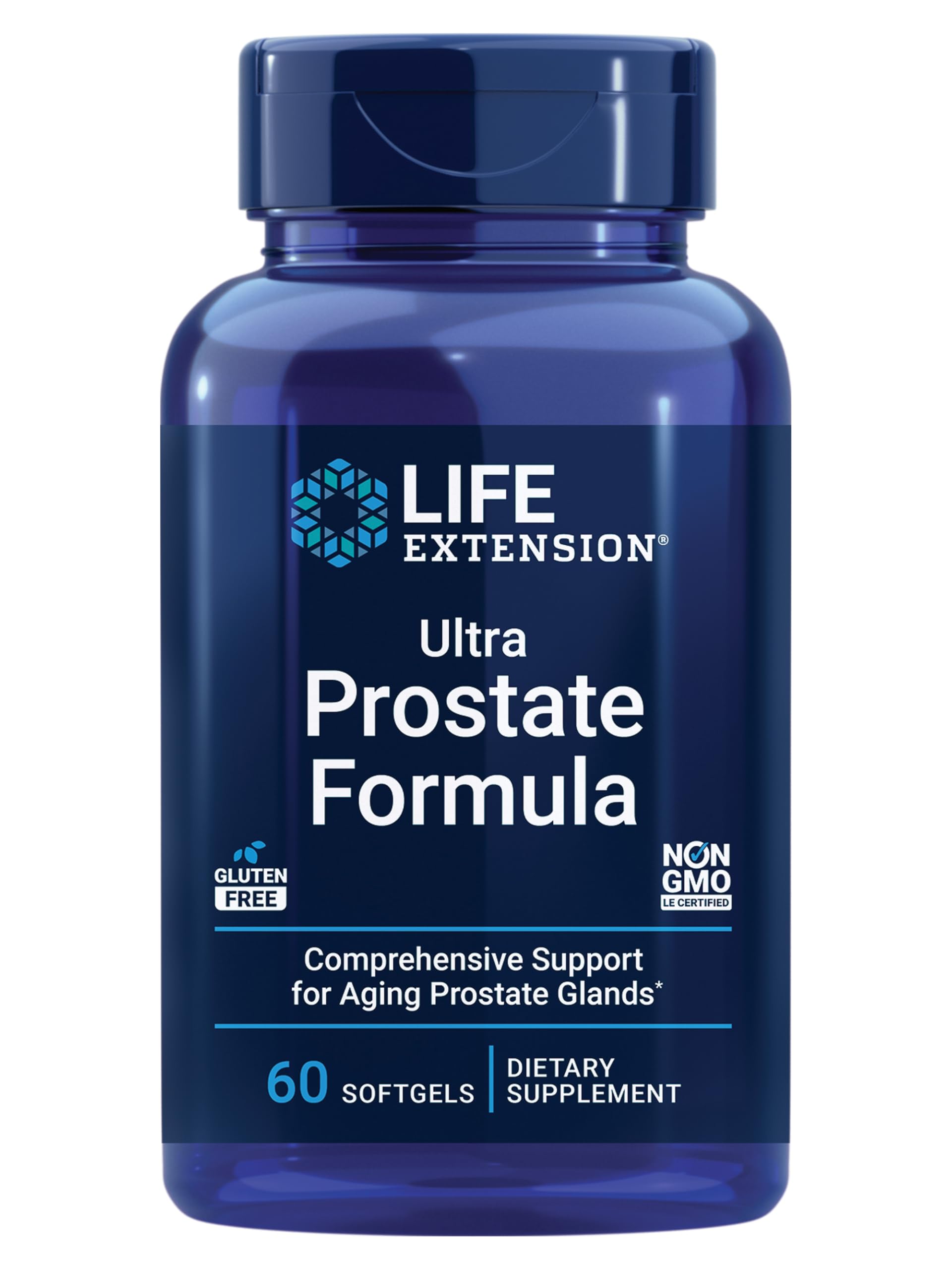 Life Extension Ultra Prostate Formula - 60 Softgels for Men's Health