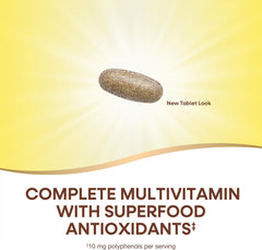 Nature's Way Alive Women's 50+ Complete Multivitamin, Supports Healthy Heart, Brain, Bones*, Superfood Antioxidants**, B-Vitamins, Gluten-Free, 50 Tablets (Packaging May Vary)
