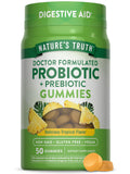 Nature's Truth Probiotic Gummies 50 Count – Vegan, Non-GMO & Gluten-Free Digestive Health Supplement
