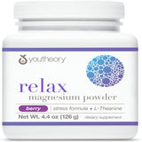 Youtheory, Relax, Magnesium Powder, Berry, 4.4 oz (126 g)