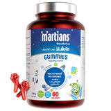 Martians Bone Active Gummies - Multivitamins for Children with Vitamin D, Calcium & K, 60 Pieces