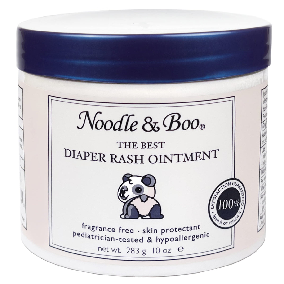 Noodle & Boo The Best Diaper Rash Ointment - Multi-Purpose Baby Skin Care with Zinc Oxide - 10 Oz