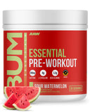 Raw CBUM Essential Pre Workout Powder - Sour Watermelon, 30 Servings | High-Performance Energy Boost