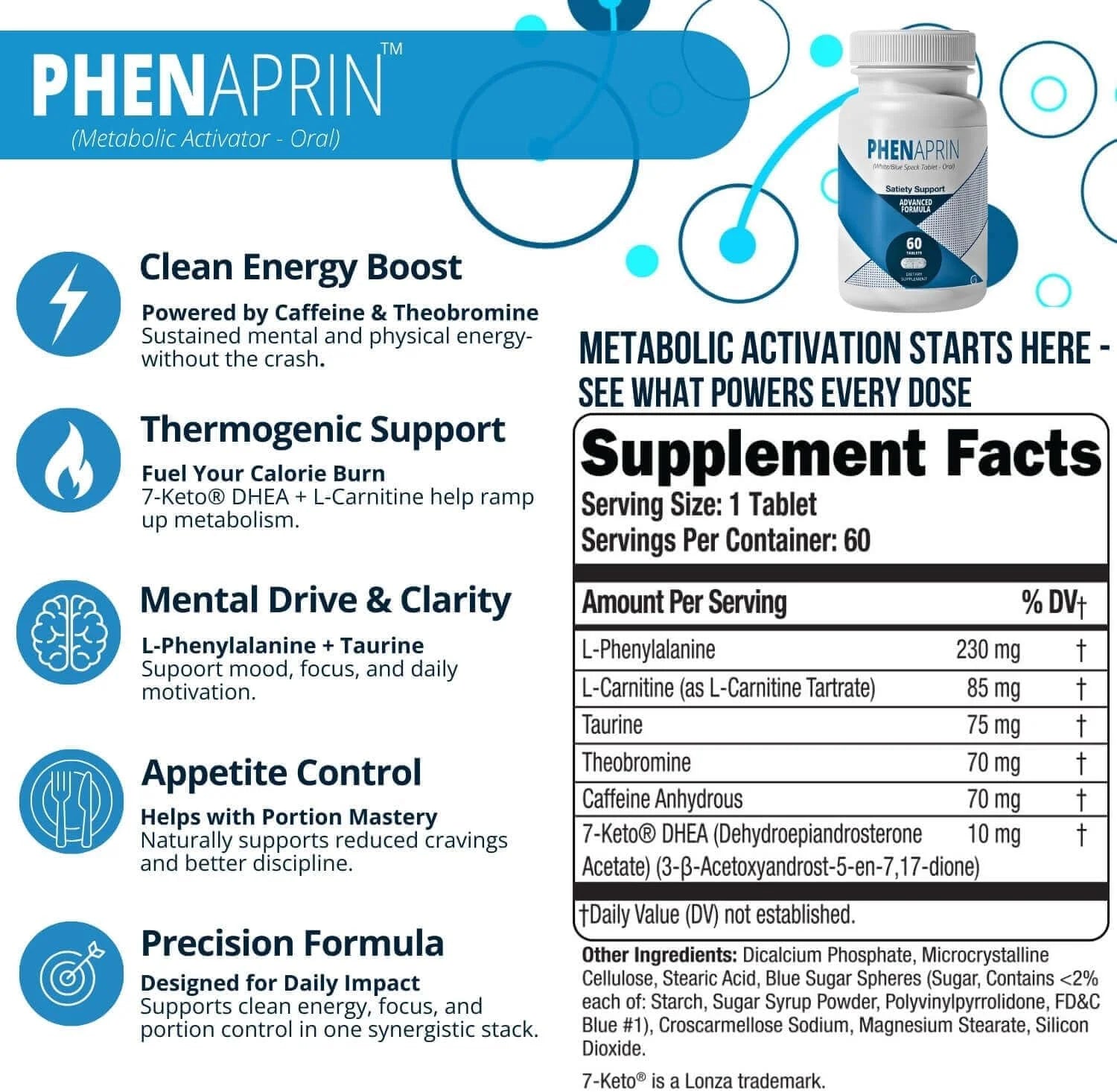 Advanced Appetite Suppressant & Thermogenic Fat Burner، 60 كبسولة.